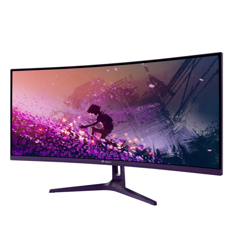 Arozzi Nova 34″ Curved écran plat de PC 86,4 cm (34") 3440 x 1440 pixels 4K Ultra HD LED Violet