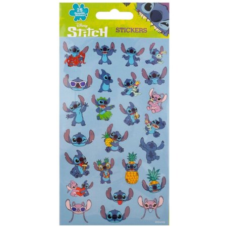 Disney Stitch Reusable stickers 25pcs