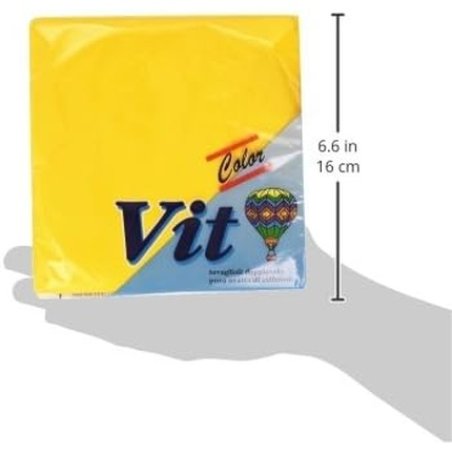 Vit Color Napkins Double Layer Yellow - Pack of 25