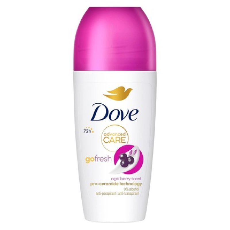Dove Acai Deo Roll-On Advanced Care Antiperspirant Gentle Formula
