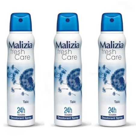 Malizia Donna Fresh Care Deodorant Spray Talc 24h Invisible 150ml