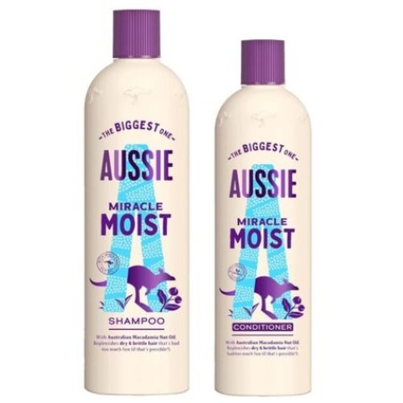Duo Aussie Mighty Mega Shampoo 675ml & Conditioner 470ml - Brand New Clearance
