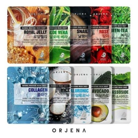 Orjena Natural Moisture Mask Korean Face Skin Care K-Beauty