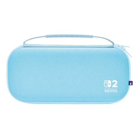 Hori Pochette Fine Résistante (Bleu Clair) pour Nintendo Switch 2 – Sous licence officielle Nintendo