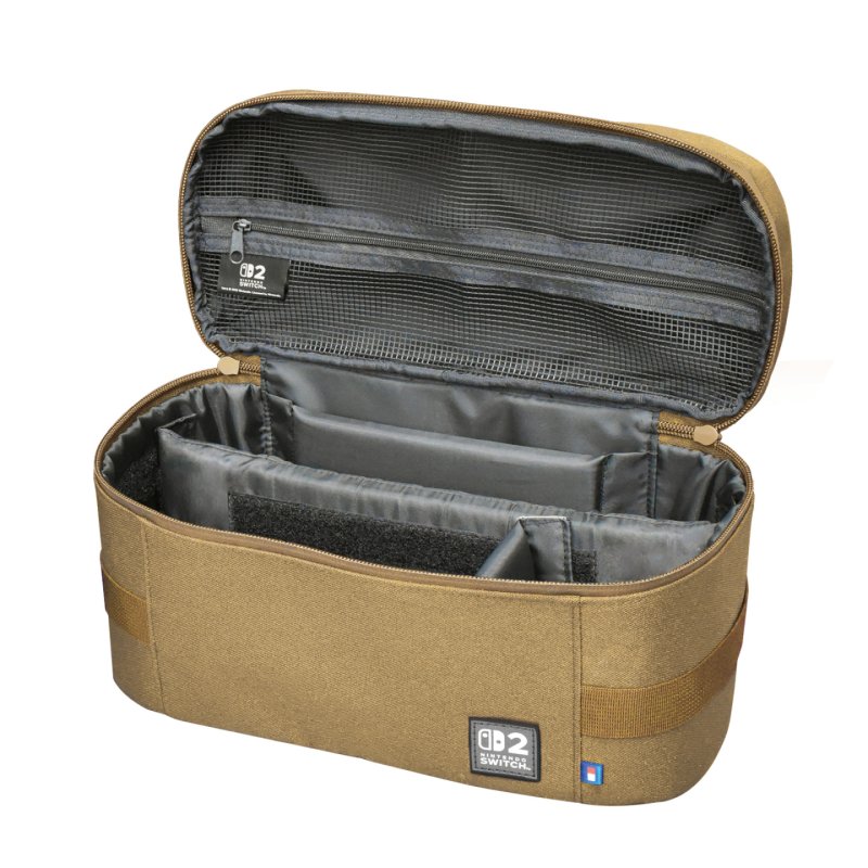 Hori Sac Compact Tout-en-Un (Sand) pour Nintendo Switch 2 - sous Licence Officielle Nintendo
