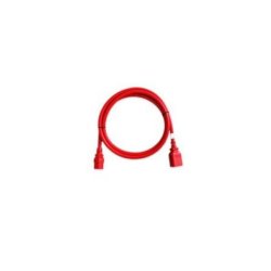 Set of 6 IEC C19/C20 SecureLock cable Red - 0.5m