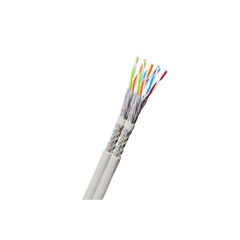 EKIVALAN S/FTP CAT7A SOLID DUPLEX ORANGE LSZH 22AWG CPR B2ca