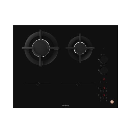 Table de cuisson mixte gaz/induction 65cm - 2 foyers gaz 2 foyers ind *