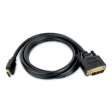 StarTech.com SKHD2DVI06-TAA câble vidéo et adaptateur 1,8 m DVI HDMI Type A (Standard) Noir