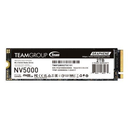 NV5000 2 TB (PCIe 4.0 x4 NVMe | M.2 2280 | Graphen-Kühlkörper)