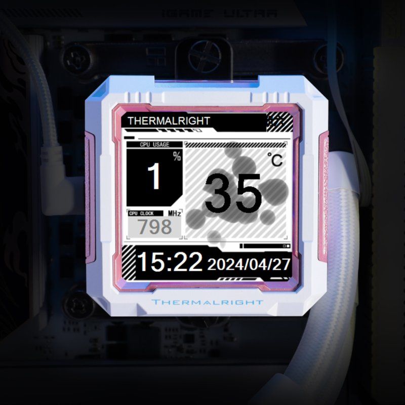 Thermalright Frozen Warframe PRO 360 Processor All-in-one liquid cooler 12 cm White 1 pc(s)