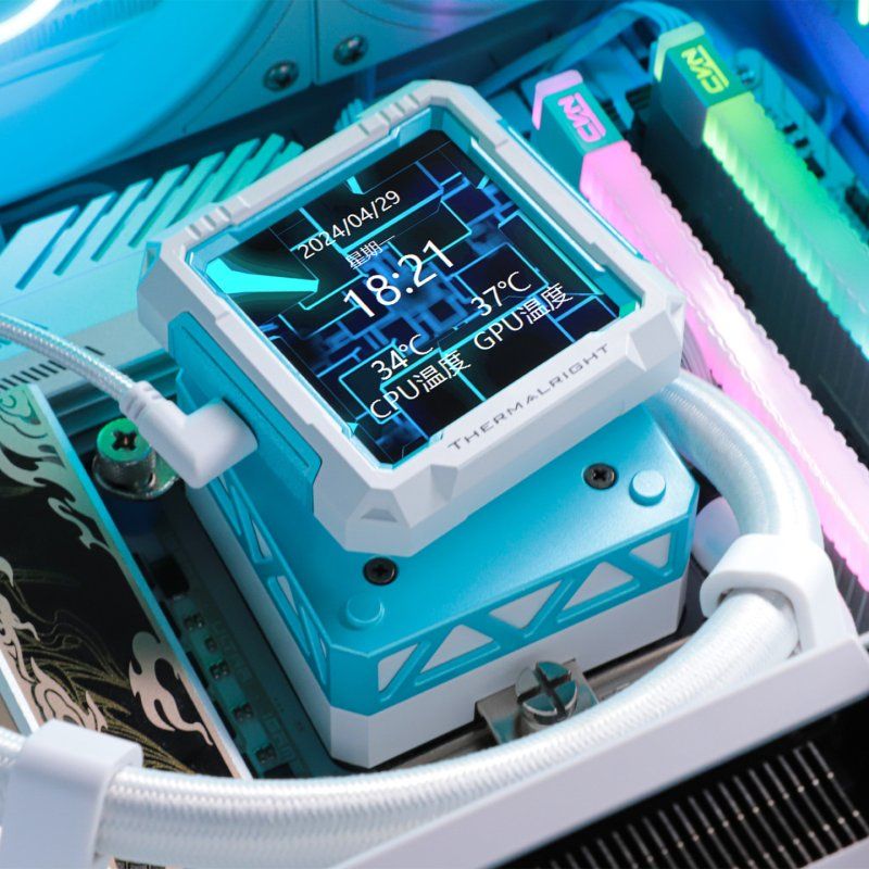 Thermalright Frozen Warframe PRO 360 Processor All-in-one liquid cooler 12 cm White 1 pc(s)