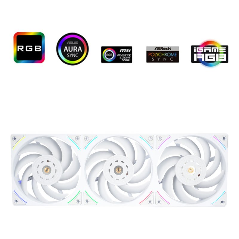 Triple Ventilateur de boitier Thermalright TL-UB RGB - 36cm (Noir)