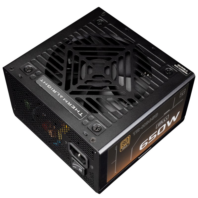 Thermalright KG-650 unité d'alimentation d'énergie 650 W 20 4 pin ATX ATX Noir