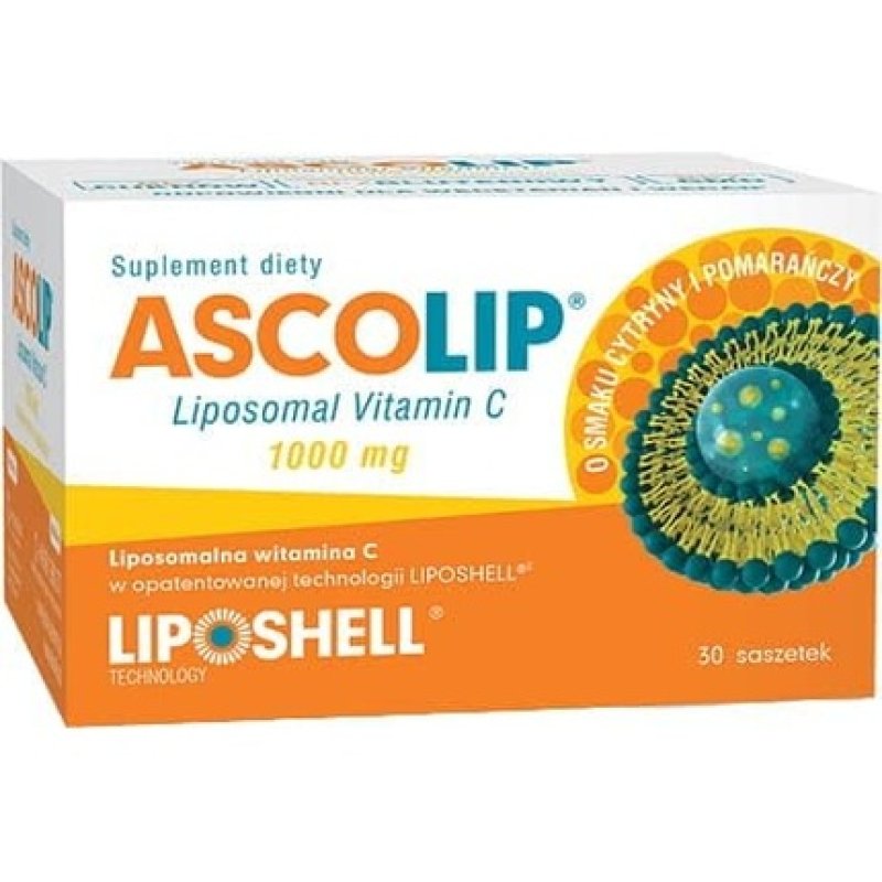 Liposomal Vitamin C 1000mg 30 Sachets with 5g AscoLip