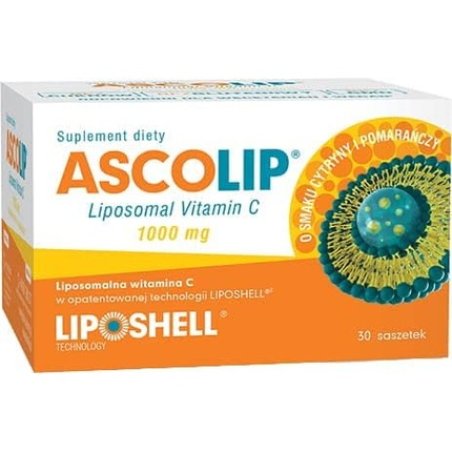 Liposomal Vitamin C 1000mg 30 Sachets with 5g AscoLip