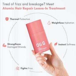 Oli G Atomic Hair Repair Leave-In Treatment 2oz 59ml