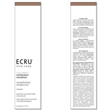 Ecru New York Curl Perfect Hydrating Shampoo for Wavy and Curly Hair