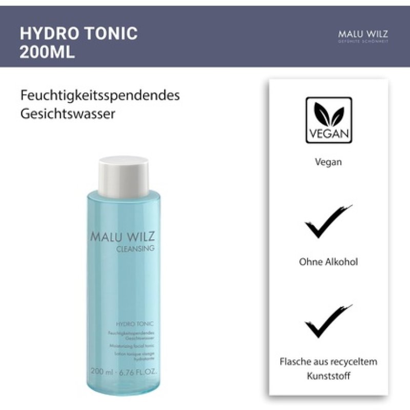 Malu Wilz Hydro Tonic Gentle Care Facial Toner 200ml