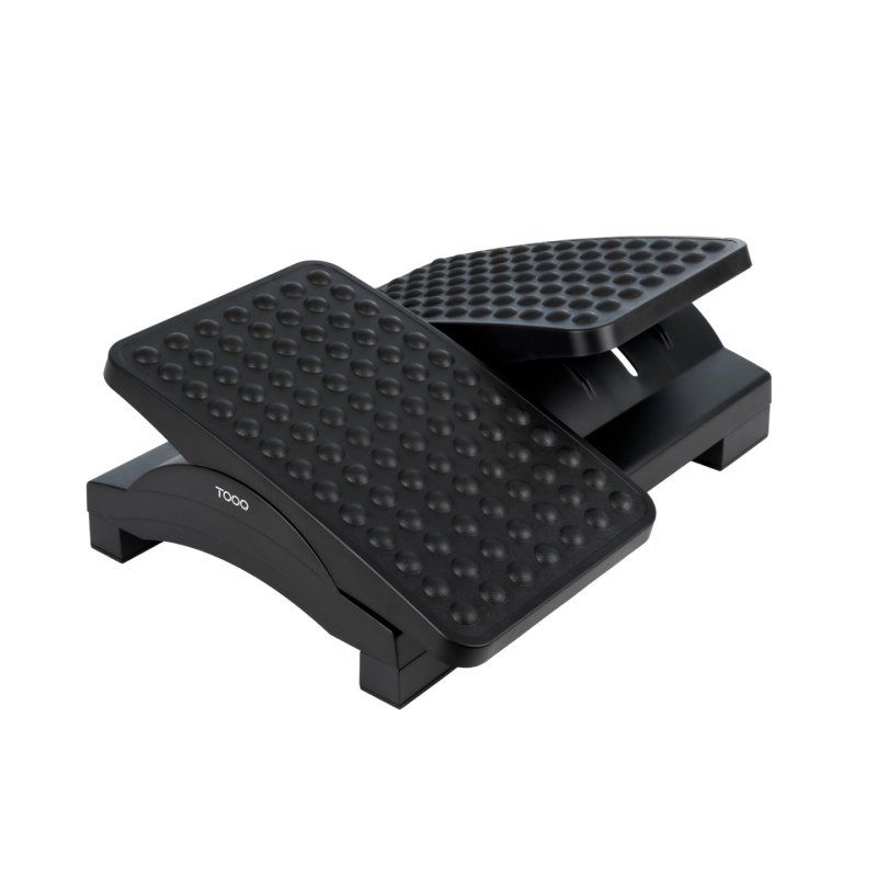 TooQ Adjustable Footrest, Black