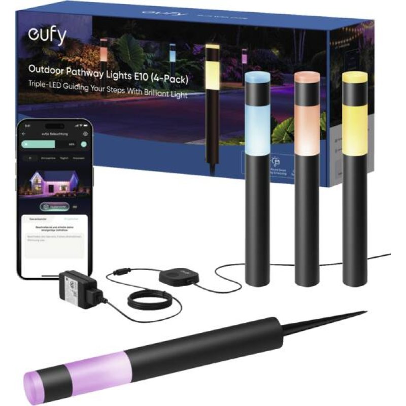 Eufy T8L30311 éclairage extérieur Éclairage de plancher extérieur E10 LED