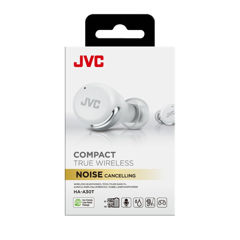 JVC HA-A30T-W-U weiss Kopfhörer In Ear klein und leicht TWS ANC