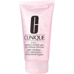 Clinique 2-in-1 Cleansing Micellar Gel + Light Makeup Remover Gel démaquillant 150 ml