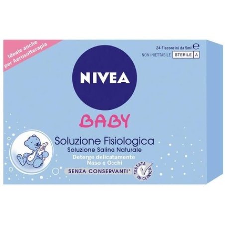 Nivea The Natural Saline Solution For Babies Cleanses Nose And Eyes