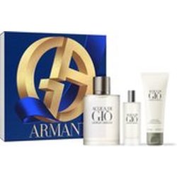 Giorgio Armani Acqua Di Gio Eau De Toilette 100ml Travel Spray 15ml Shower Gel 75ml