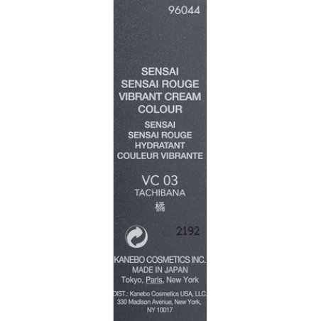 Kanebo Sensai Vibrant Cream Lipstick VC 03 Tachibana 4ml