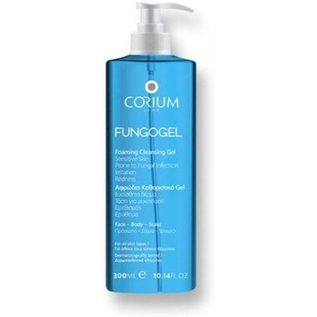 Corium Line Fungogel Foaming Cleansing Gel for Face Body & Scalp 300ml