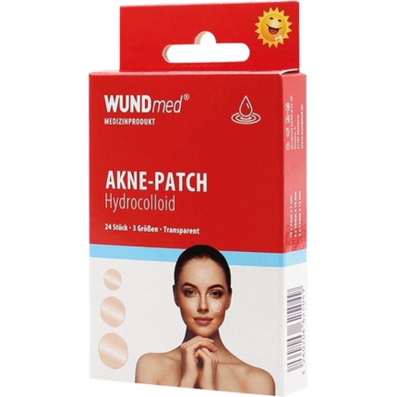 Wundmed Plaster Stips Acne Patch 24 Pieces 3 Sizes