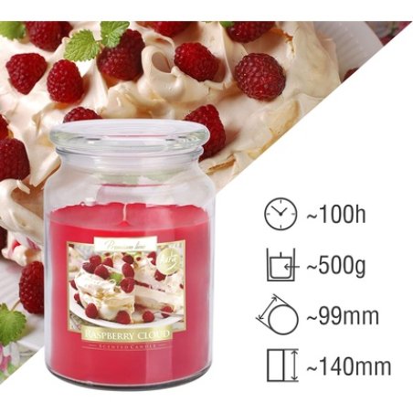 Large Fruity Candle in Jar with Lid 9.9cm Diameter 14cm Height
