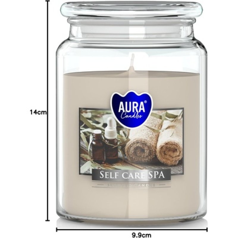 Bispol Large Scented Candle in Jar 100h Self Care Spa