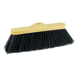 Aricasa Indy Broom Flagged 28cm Hard Fiber