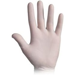 GLOVELY by RAYS Disposable Latex Gloves Biosafe PF Plus 100 Pieces XL 9/9.5