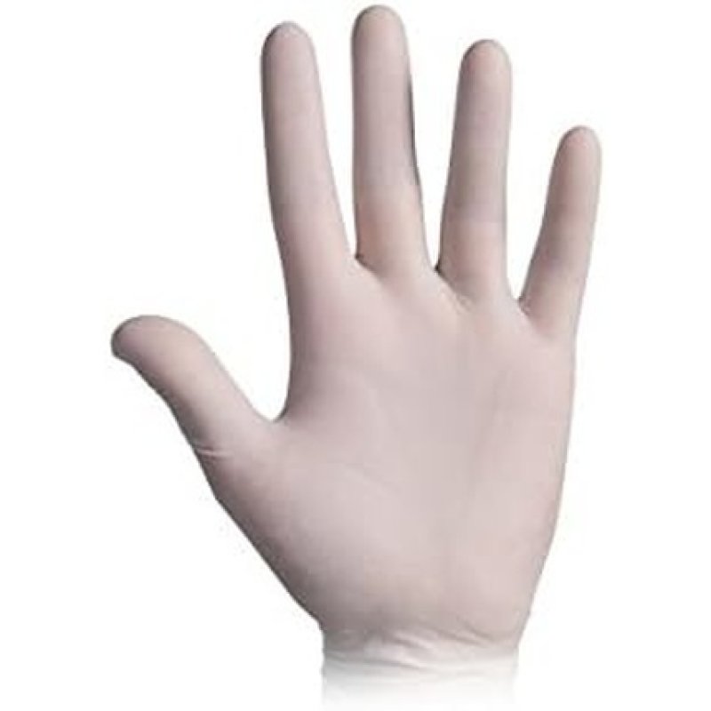 GLOVELY by RAYS Disposable Latex Gloves Biosafe PF Plus 100 Pieces XL 9/9.5