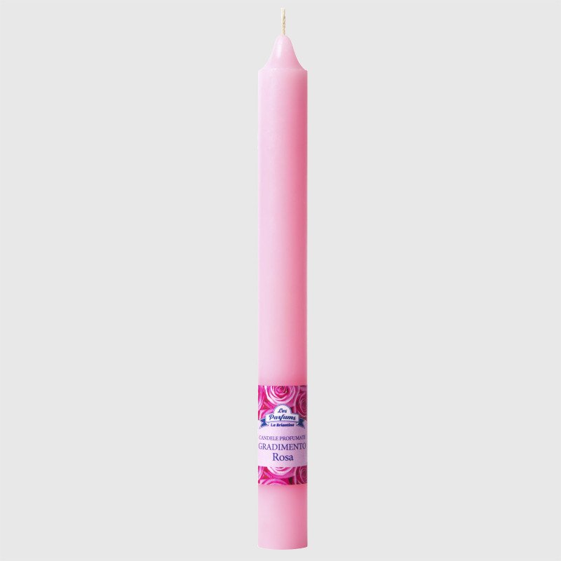 La Briantina Scented Candle Paraffin Pink 21cm x 2