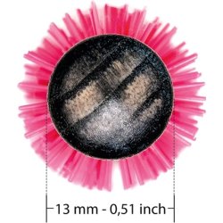 Tek Professional Line Roll Brush with Ceramic Oxygen Treated Tube for Short Hair