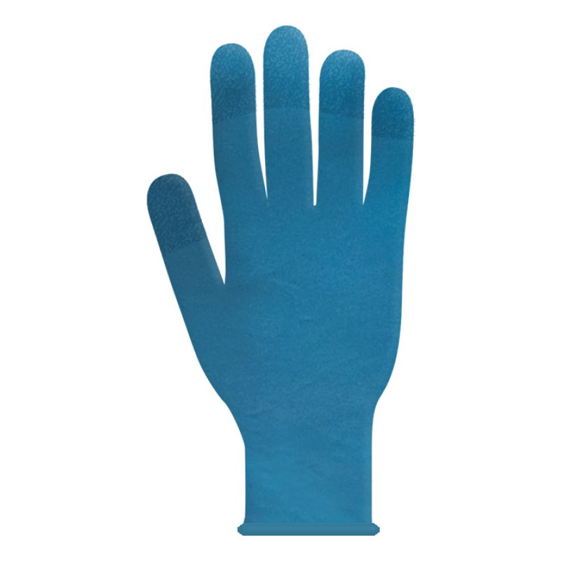 Ajsia SOFT Gants jetables Bleu Mousse de nitrile