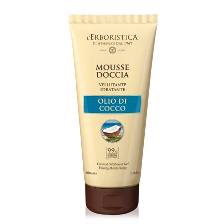 L'ERBORISTICA COCCO Shampoo 200ml Coconut Hair Care Vegan Protection & Shine