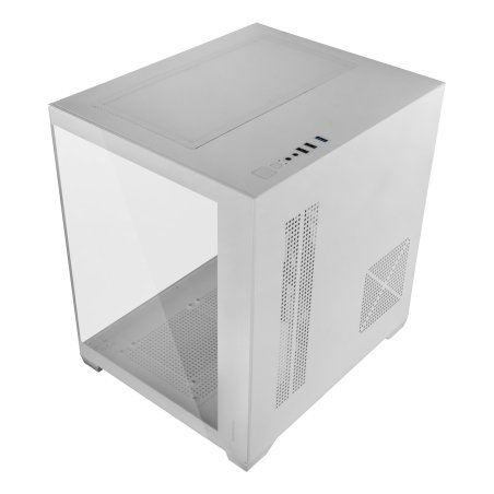 Mars Gaming MC-VIEW2W Mini Tower Blanc