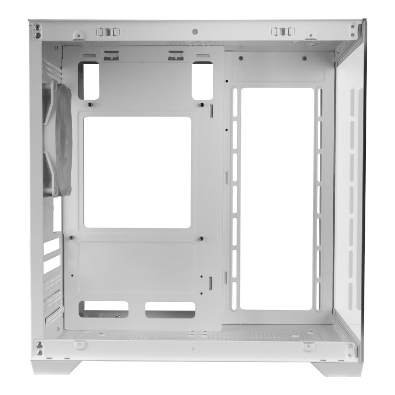 Boitier Mini Tour Micro ATX Mars Gaming MC-View2 avec panneaux vitrés (Blanc)