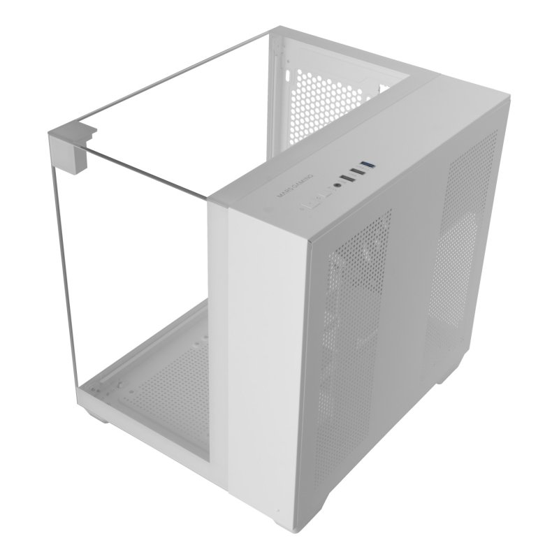 Mars Gaming MC-VISIONMW Mini Tower Blanc