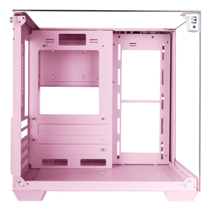Boitier Moyen Tour ATX Mars Gaming MCVISIONM avec panneaux vitrés (Rose)