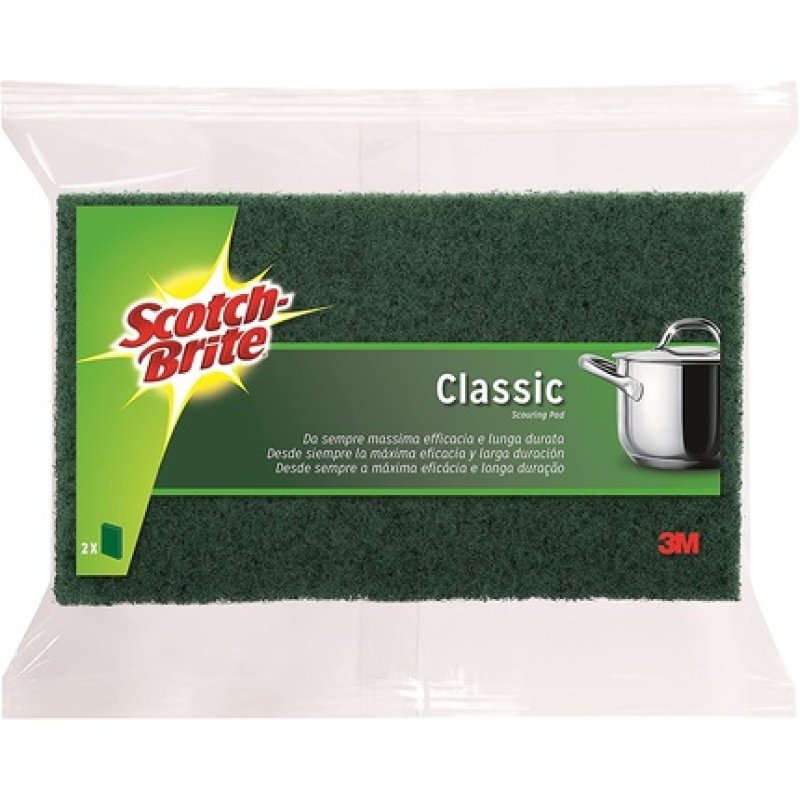 Scotch-Brite 8410001100647 Kitchen Cleaner Green 2 Pezzi Pack Of 2 2 Pezzi