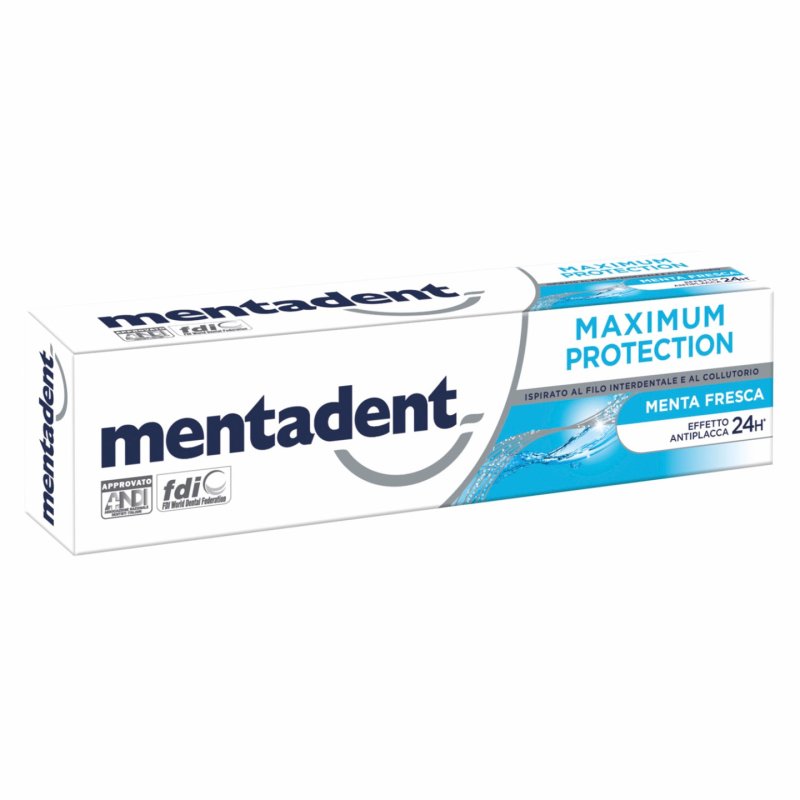 Mentadent Maximum Protection Menta Fresca Antiplaque toothpaste 75 ml