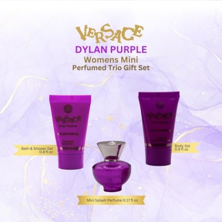 Versace Dylan Purple Perfume for Women Mini Gift Set EDP Trio