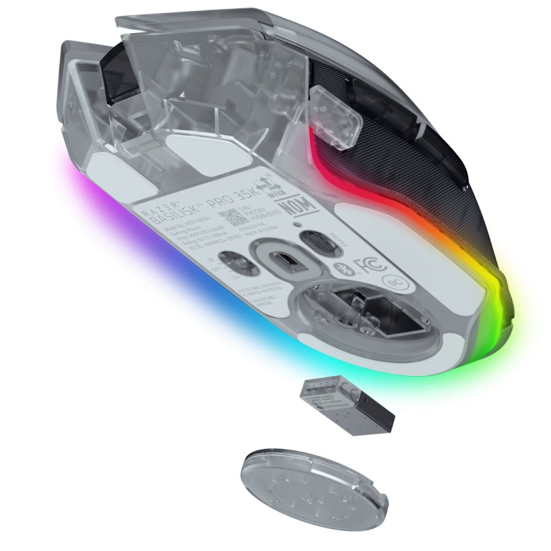 RAZER Basilisk V3 Pro 35K - Phantom White Ed.