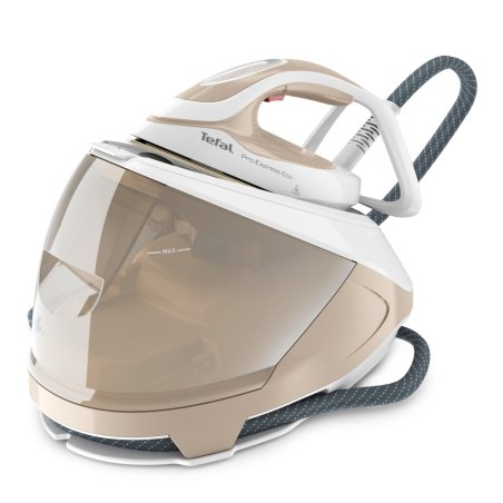 Tefal Pro Express Eco GV9E22E0 Centrale vapeur 2200 W 1,8 L Durilium AirGlide Autoclean soleplate Beige, Blanc